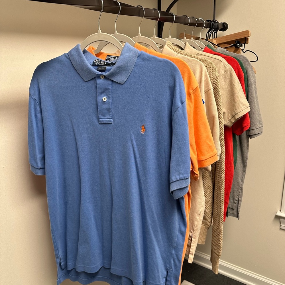 Ralph Lauren Men's Blue Polo Shirt